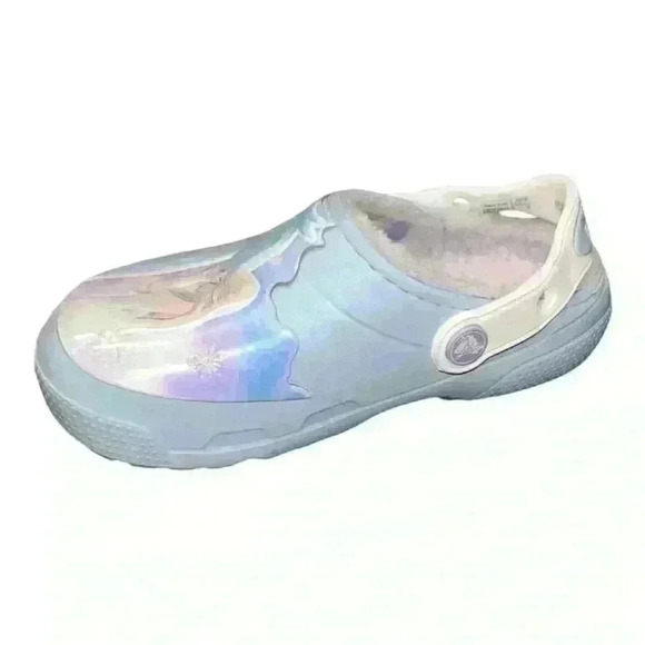 Crocs Fun Lab Little Kids Fur-Lined Disney Frozen II Clog - Size C12 - Picture 7 of 16